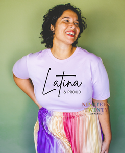 Latina And Proud Adult Tee