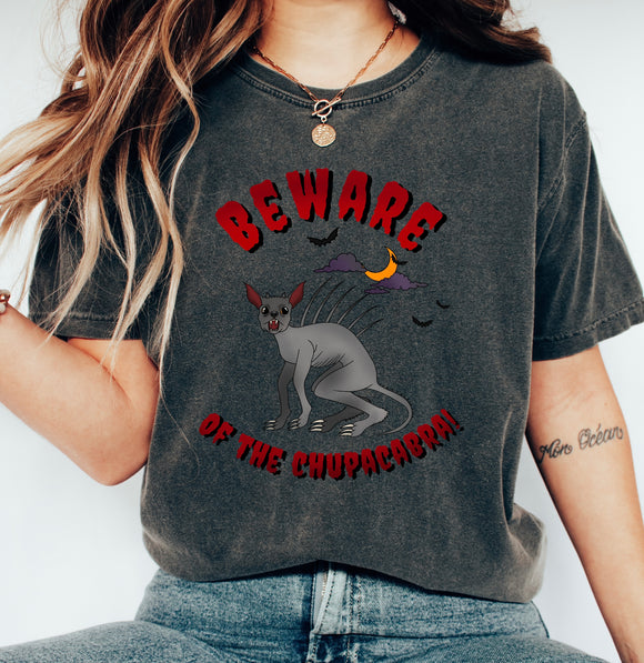Beware Of The Chupacabra Kids Tee
