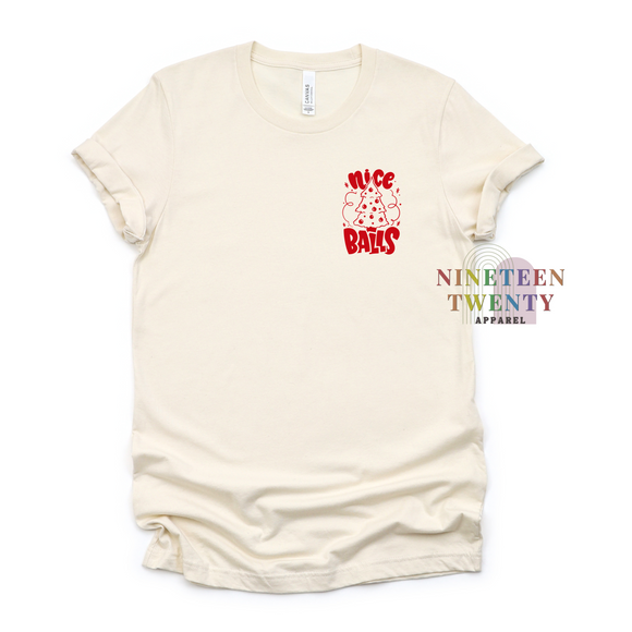 Nice Balls (Christmas Tee) Adults