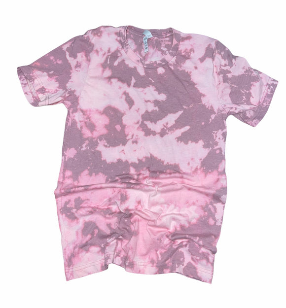Heather Orchid Adult Bleached Tee